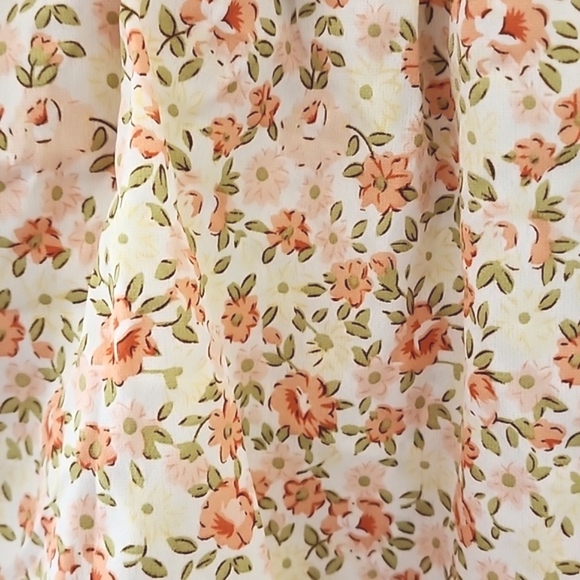 ALTAR'D STATE NWOT Floral Boho Off-Shoulder Short Sleeve Mini Dress Sz Medium - Picture 7 of 8